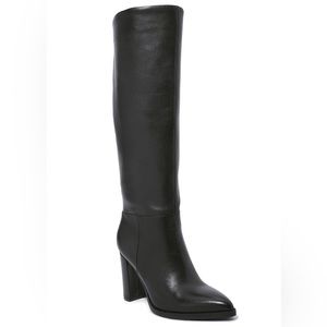 NWT Nine West black Tall Faux Leather Boot from Boston Proper size 6.5